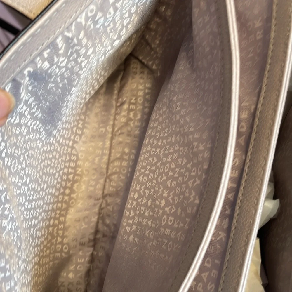 KATE SPADE NATACHA LOVETT STREET LEATHER TOTE CROSSBODY HANDBAG